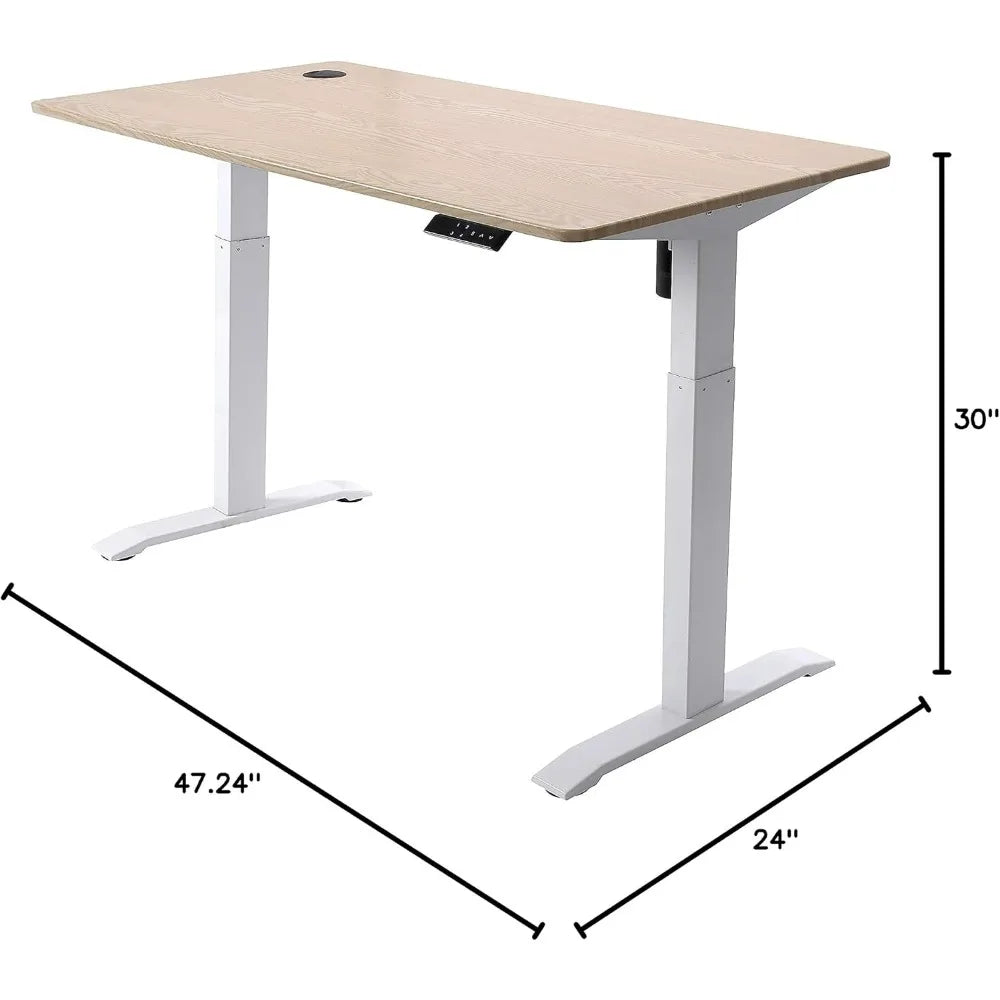 Electric Height Adjustable Standing Desk Electric Standing Workstation Sit Stand Home Office Desk Gaming Table