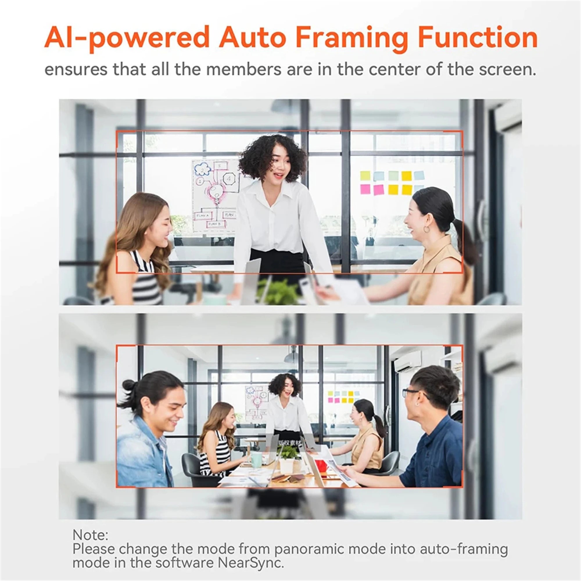 NUROUM V32AF 4k Full Hd PC Camera Webcam Ai Noise Canceling & Farming Conference Podcast Camera Web Cameras