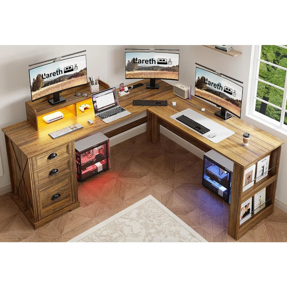 executive-l-shaped-desk-with-monitor-stand-and-led-lights-farmhouse-computer-desk-with-power-outlets-for-home-office