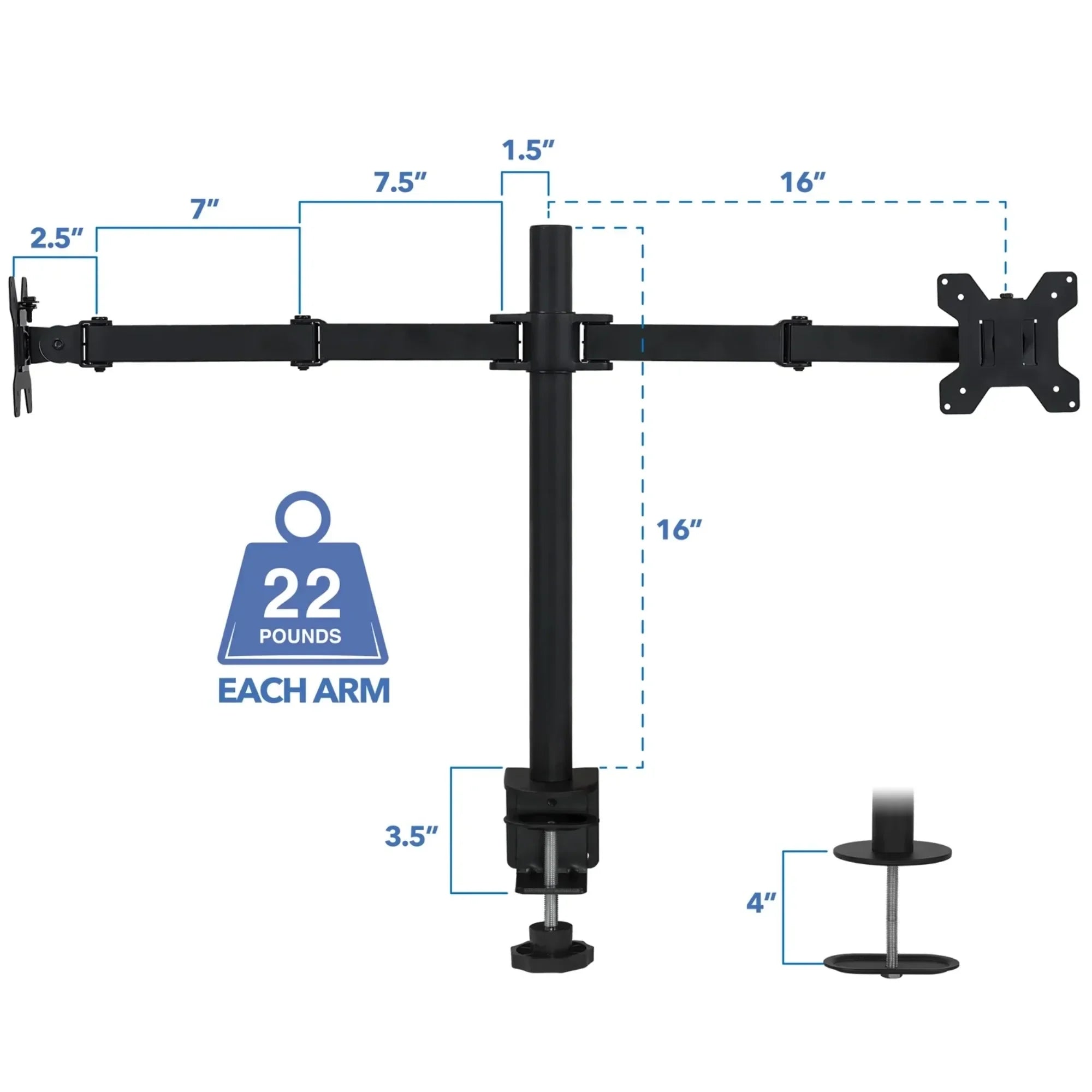 adjustable-height-dual-desk-full-motion-monitor-mount