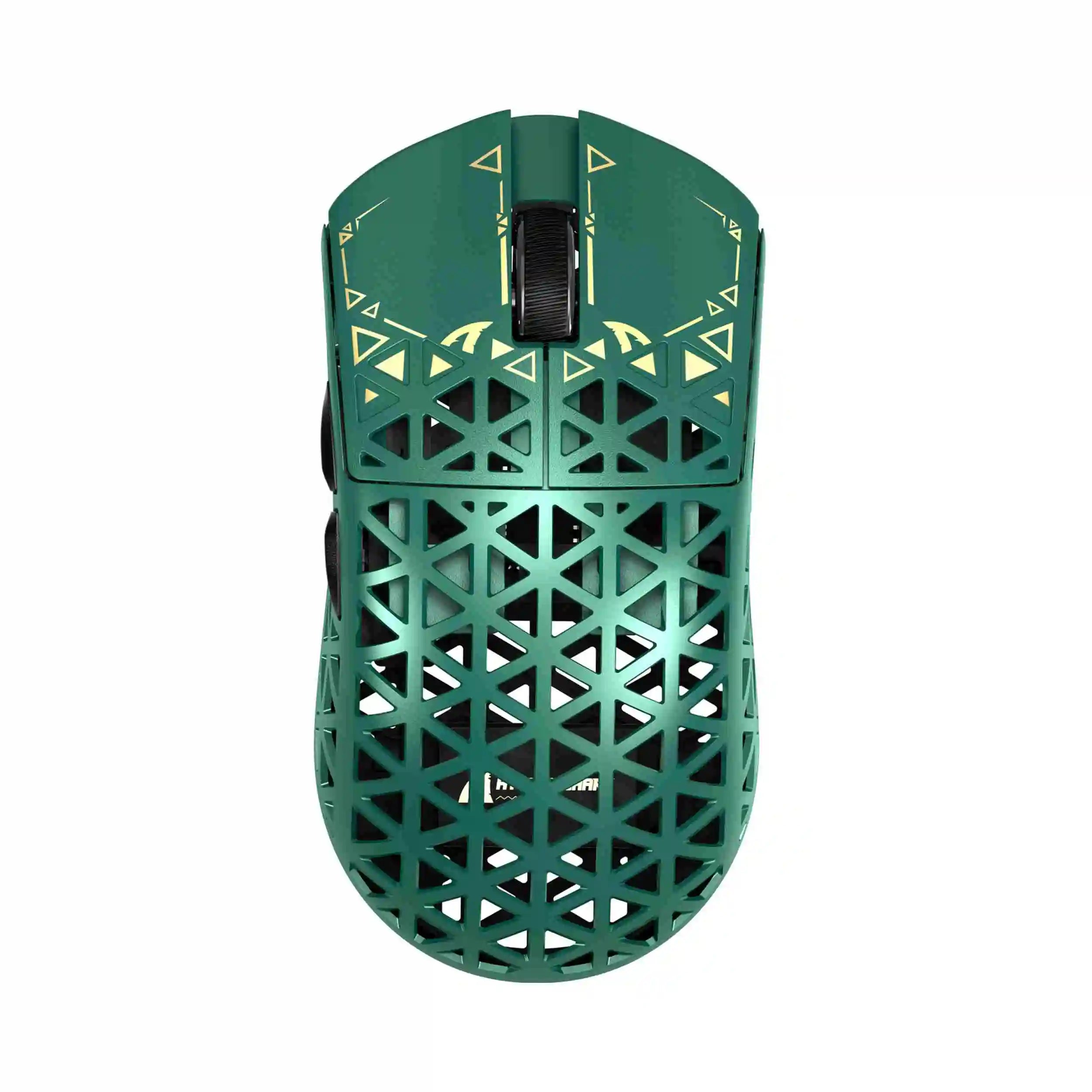 MAMBASNAKE x ATTACK SHARK R5Ultra 8K Carbon Fiber Wireless Gaming Mouse with 42000 DPI -PAW3950 MAX Sensor - Green