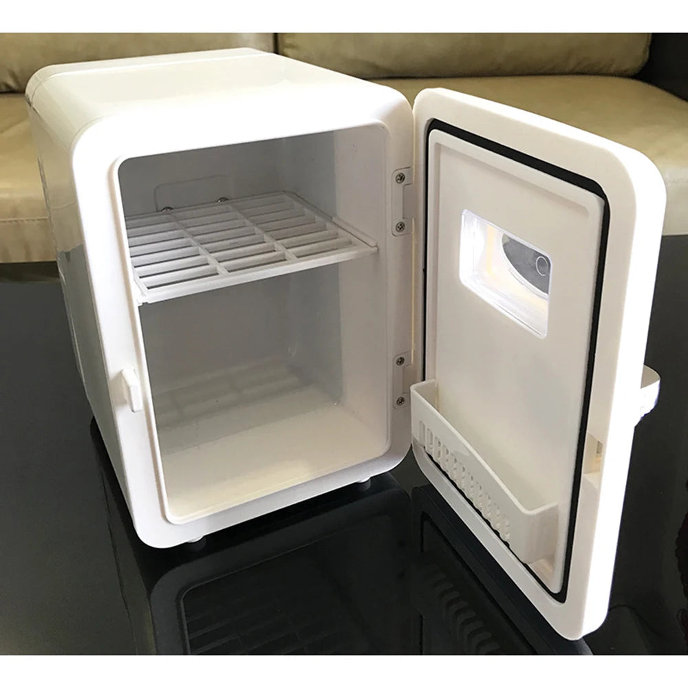 4L Mini Fridge Portable Refrigerator 110V 220V Warmer Cooler Beverage Drink Cans Samll Freezer for Home Kitchen