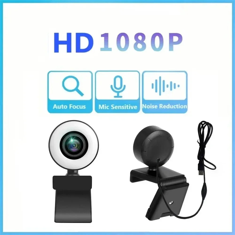 4K 2K 1080P Webcam Light Control Full HD 8MP Webcam PC Laptop Auto Focus Live Streaming Flexible with Microphone Live