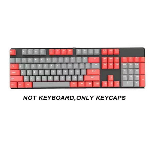 104pcs ABS Universal Mechanical Keyboard Keycaps Ergonomic Blank Keycaps For Cherry MX Keyboard Replacement OEM Backlit