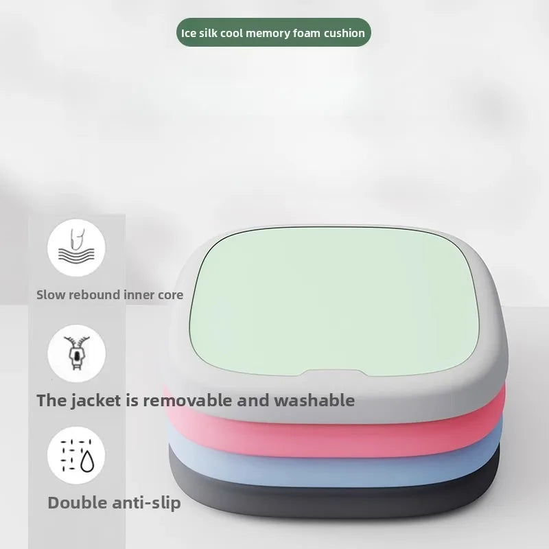 Memory Foam Car Seat Cushions With Lumbar Support Are Suitable for Car And Office Seat Cushions Providing A Cool