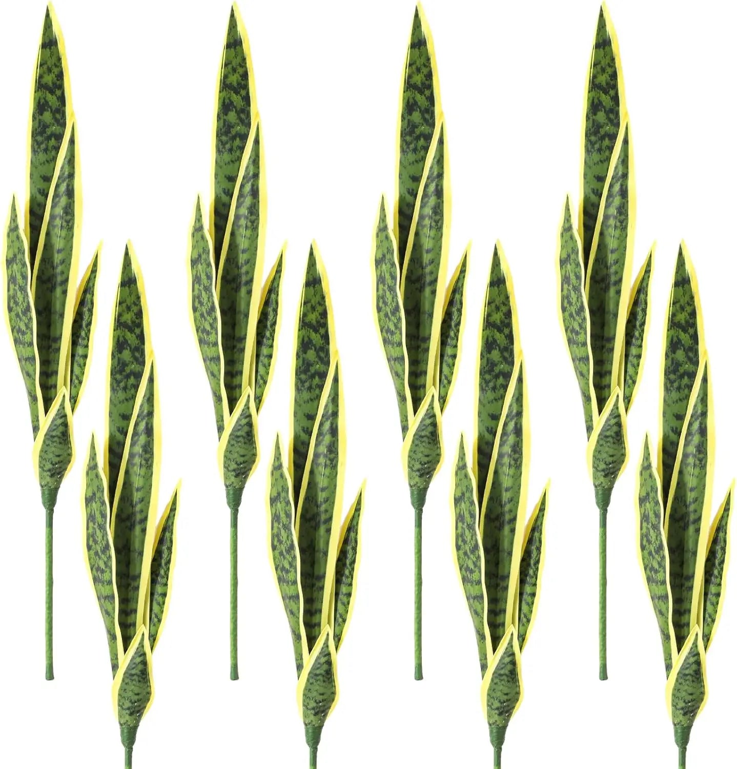 30 Inch Artificial Faux Snake Plant Tall Agave Plant Sansevieria for Outdoor Indoor Home Office Succulents Decoration