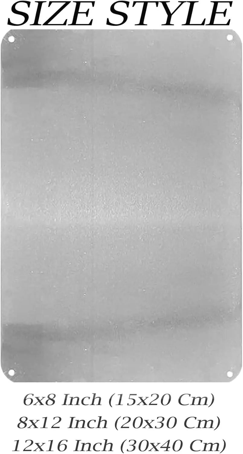 Vintage Barber Shop Chimpanzee Scene Metal Sign - Aluminum Wall Art Retro Style Poster for Home Office or Salon Decor