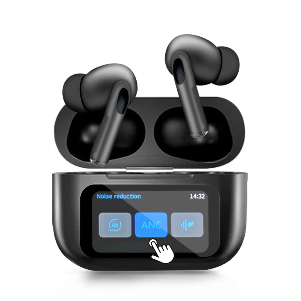 Original GREATWALL Wireless Bluetooth Earphones ANC Noise Reduction Earbuds HD Mic Call Gamer Earbuds LED Touch Screen