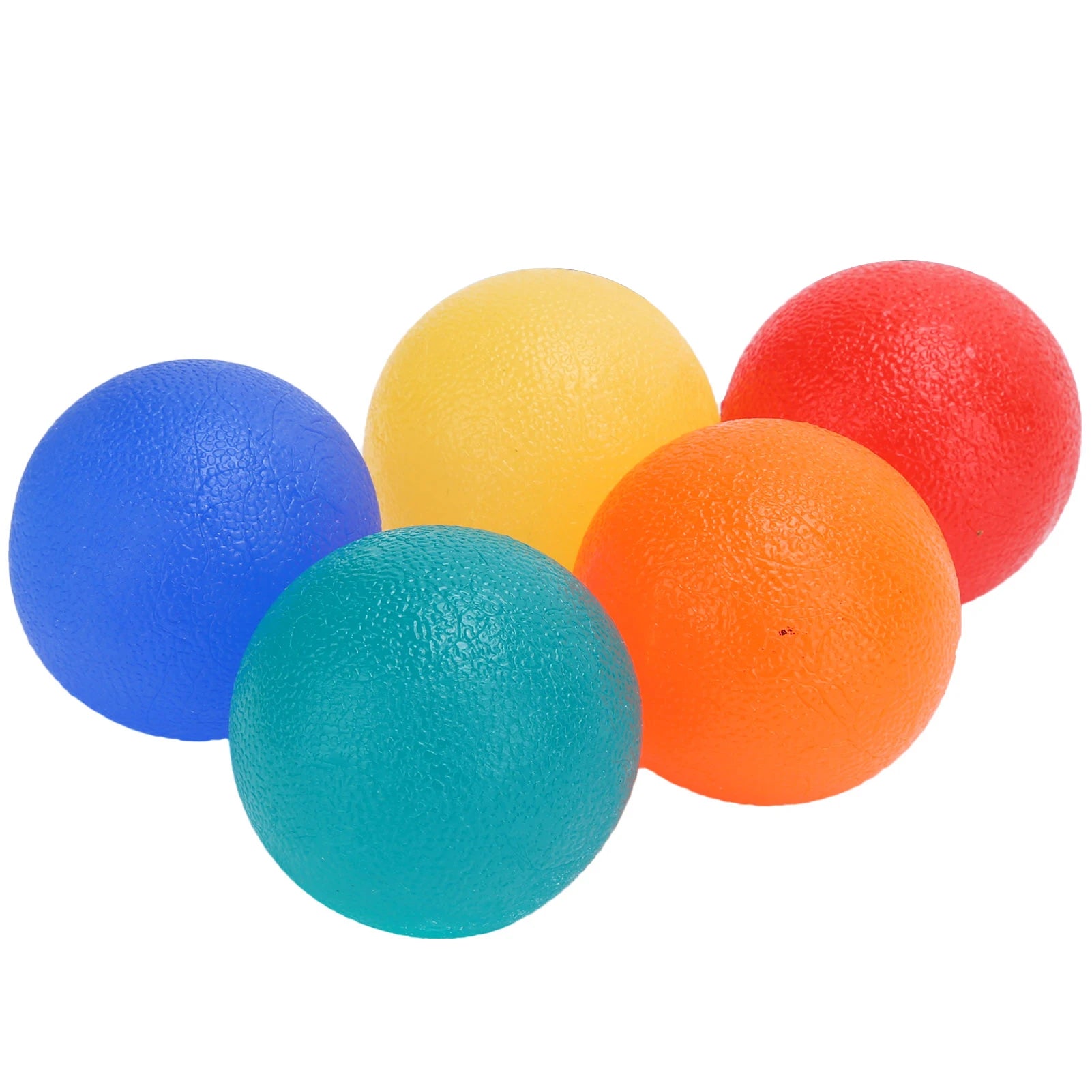 Round Hand Exercise Balls Comfortable Massage Finger Fitness Training Ball 5pcs Finger Hand Exercise Ball Squeeze