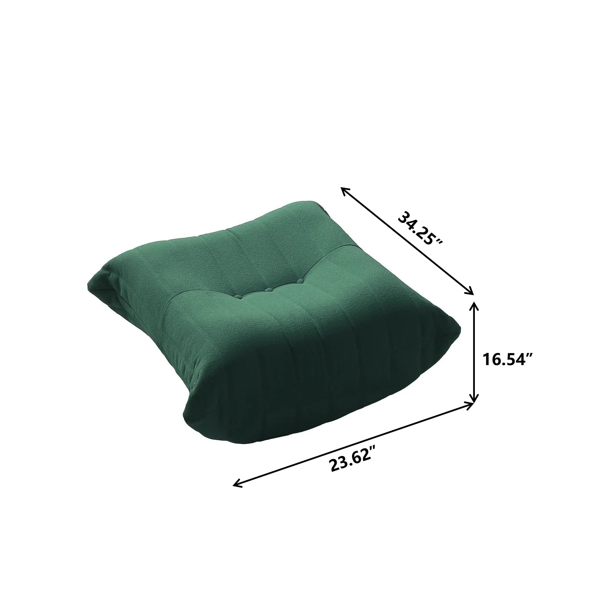 Teddy Fabric Bean Bag Sofas Comfy Lazy Floor Sofa Couch Soft Lounge Chairs Foam-Filled Accent Chair for Living Room