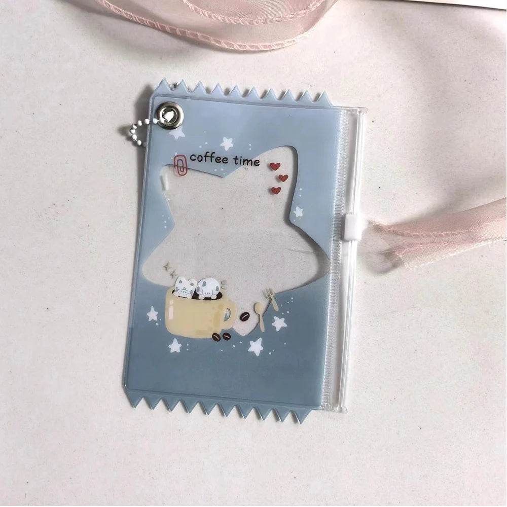 INS Transparent Candy Bag Badge Holder Korean Photocard Holder Display Bag Pendant Idol Photo Card Protective Cover