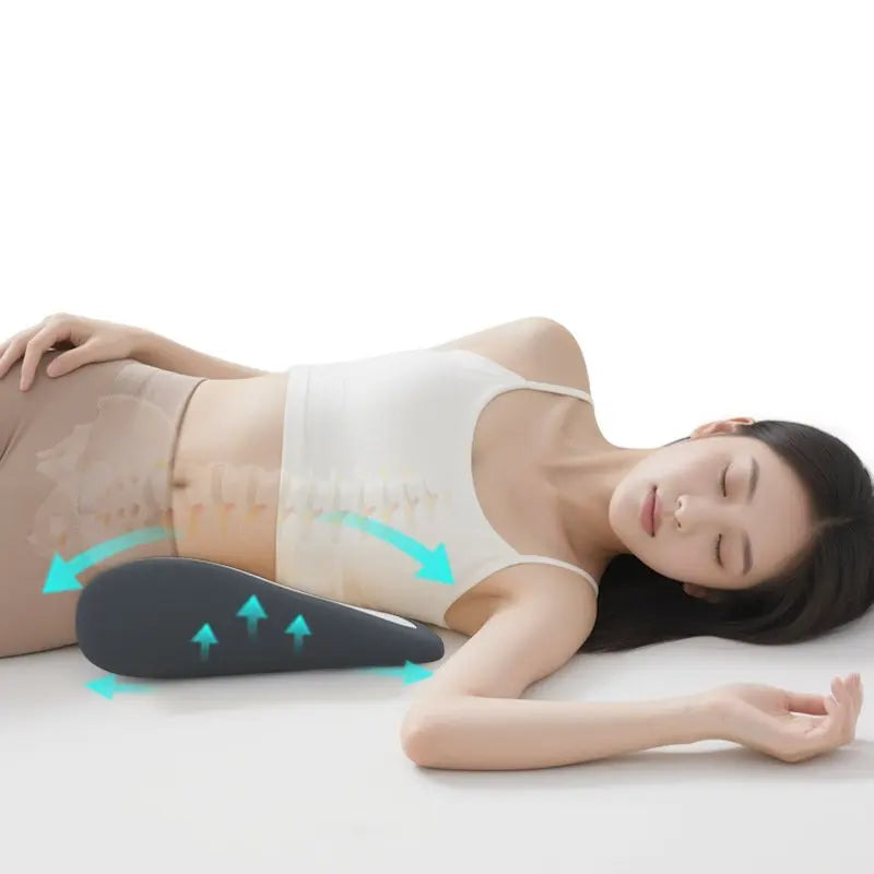 Pillow Bed Waist Sleeping Cushion Sleep Lumbar Support Pad Memory Foam Back Orthopedic Pillow Lumbar Office Chair Car