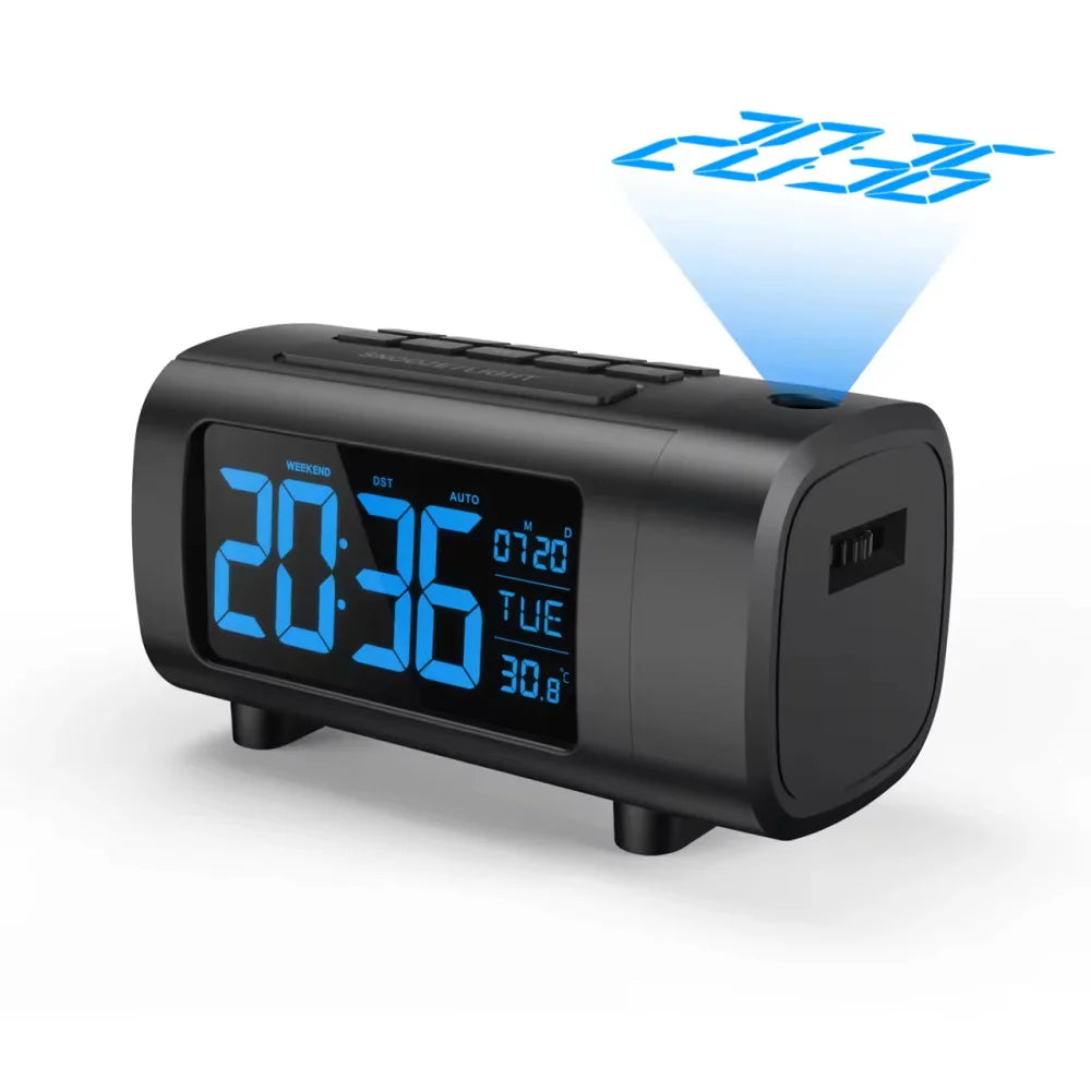 digital-projection-alarm-clock-for-bedroom-radio-alarm-clock-temperature-monitor-4-level-dimmer-12-24h-table-mute-alarm-clock