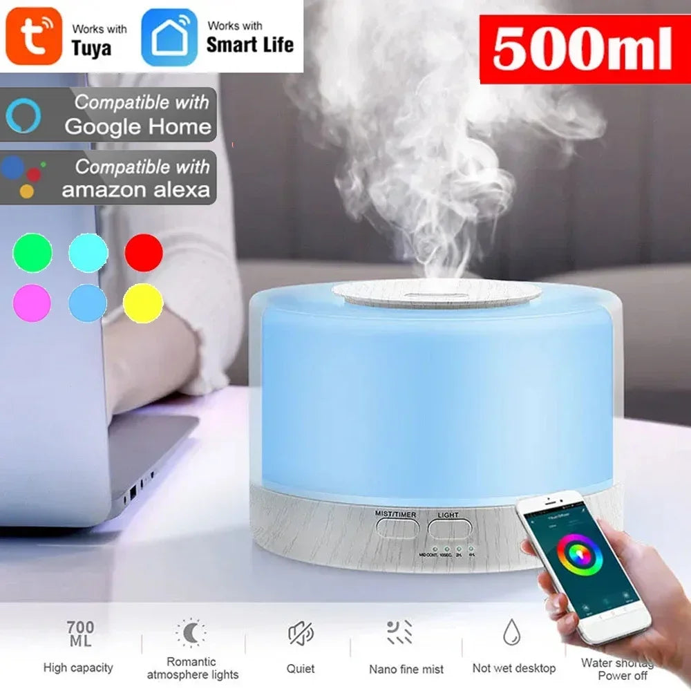 Electric Smell Distributor Humidifier Essential Oil Air Car Ionizer Bedroom Umidificator Environments Aroma Diffuser