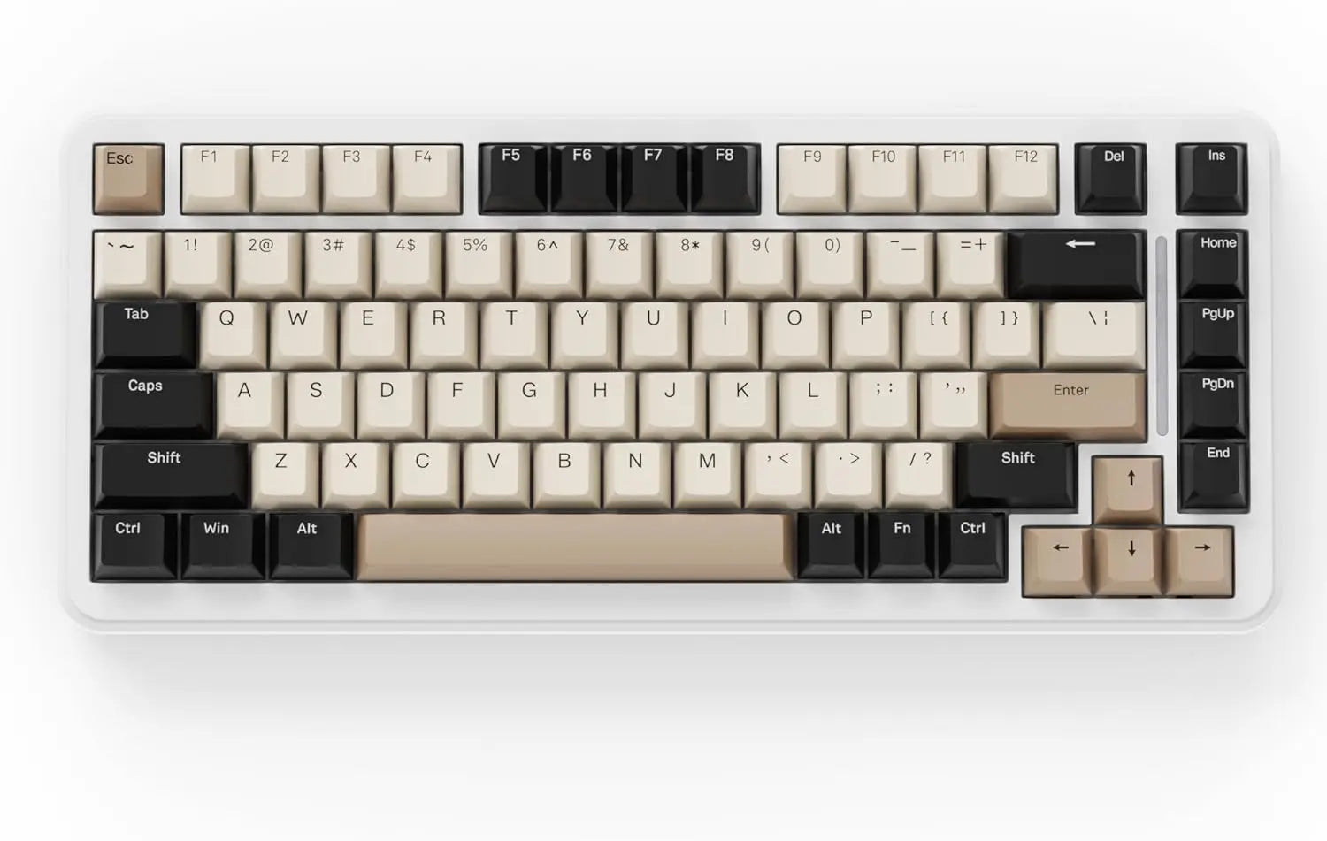 ATTACK SHARK M86 Wireless Mechanical Gaming Keyboard 75% Gasket Hot Swappable RGB Custom Keyboard Side Printed PBT