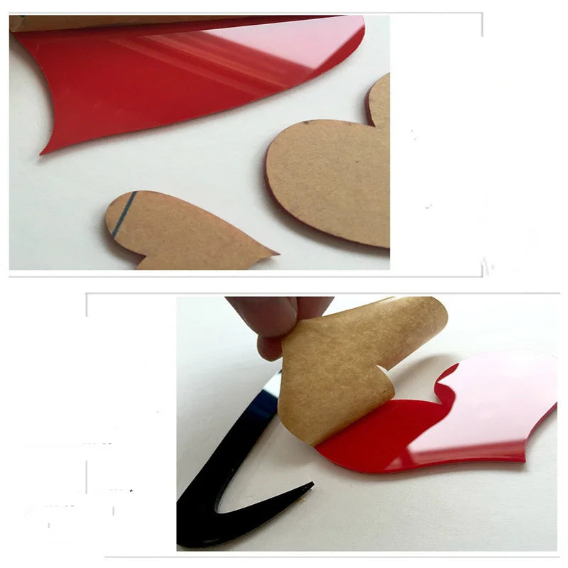 Industrial Style Gear Wall Sticker For Home Living Room Acrylic Office Culture Decor Decal Decorative Mirror Wallpaper