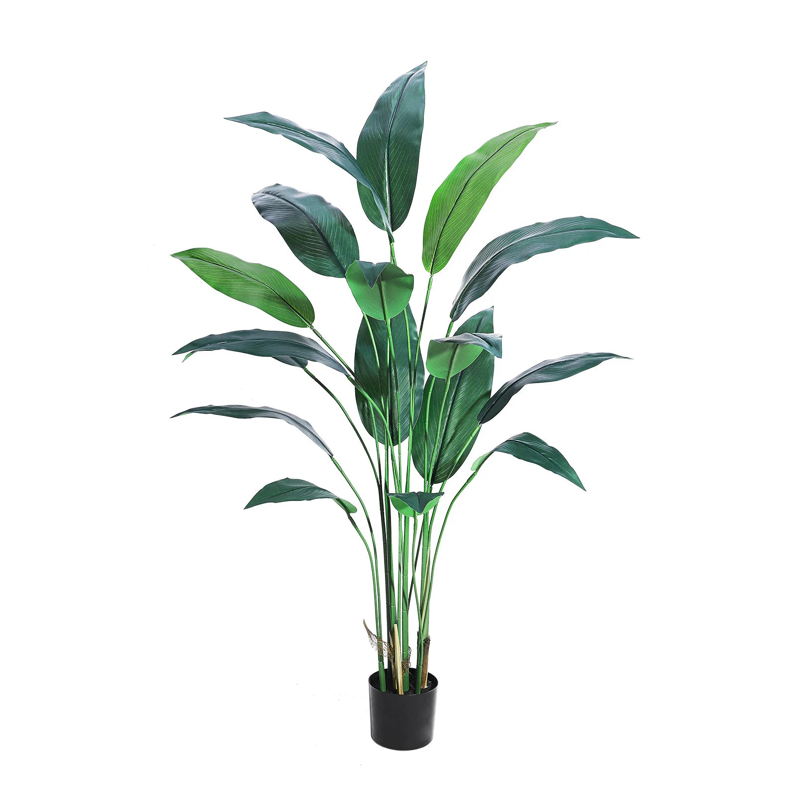 Artificial Bird of Paradise Plant 6FT(72in)/7FT(84IN) Fake Palm Tree for Indoor Outdoor Modern Decor Faux Plants