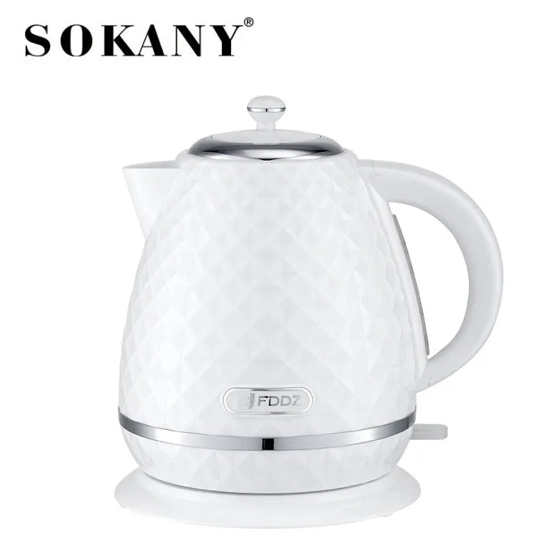 SOKANY1032 household fast water boiling automatic power off 1.7L hot water kettle - 1032 kettle white