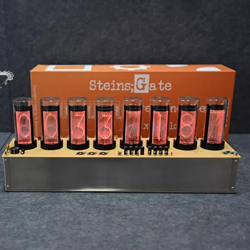 Creative Led Proposed Glow Tube Clock Destiny Stone Gate APP Rate of Change Detector Multi Functional Timer Desktop