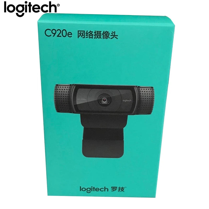 Logitech C920e HD Pro Webcam Widescreen Video Chat Recording USB Smart 1080p Web Camera For Computer C920 Upgrade