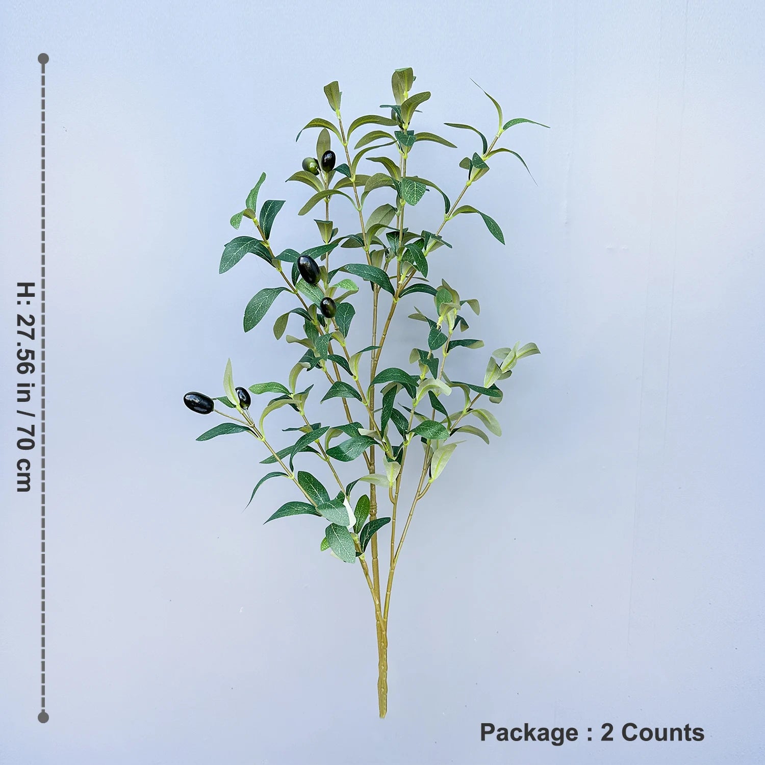 65-200CM Artificial Olive Plant tree High Branches Faux plant Plastic Leaf Ornamental indoor Artificial Plant for Home