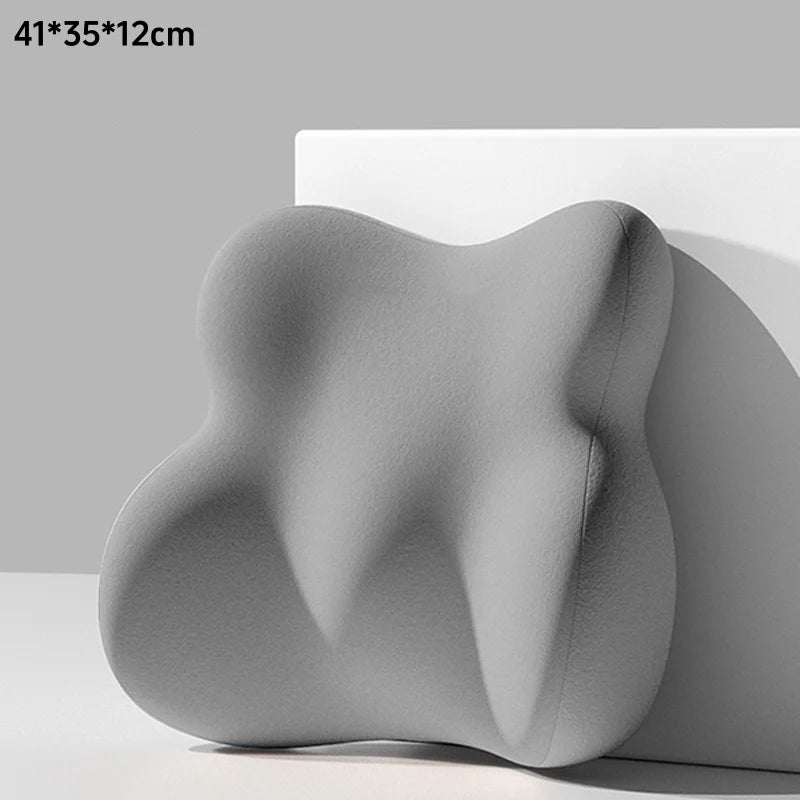 Memory Foam Lumbar Back Cushion Car Office Chair Lumbar Cushion Postpartum Waist Support Multi Functional Pain Relief