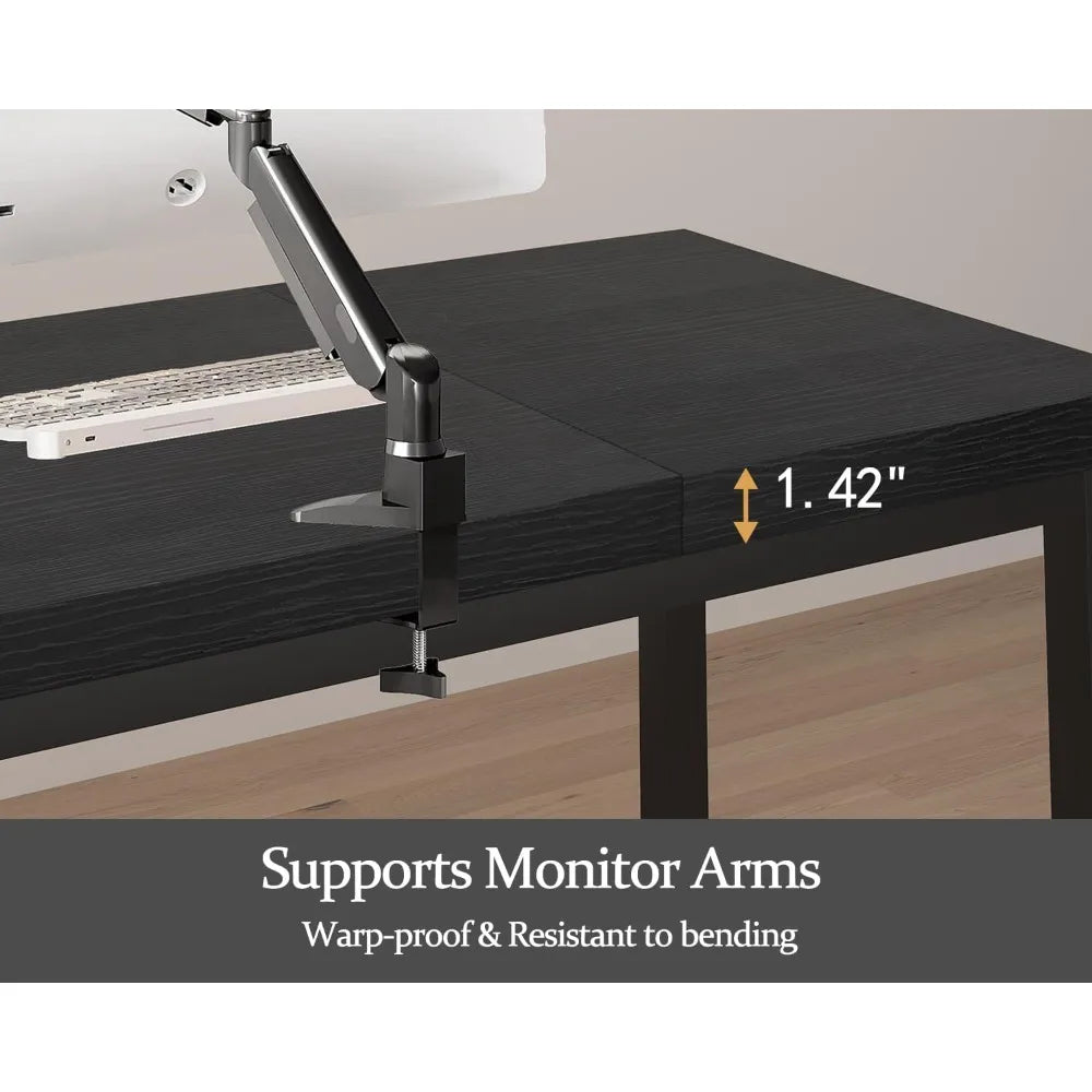 78.7 Inch Large Computer Desk Long Gaming Table Modern Two Person Desk Large Executive Office Desk Double Desks at Home