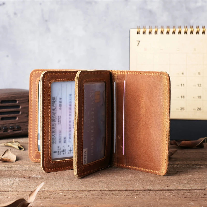 Driver License Card Holder Genuine Leather Cover for Car Driving Documents Business ID Credit Credentials Wallet