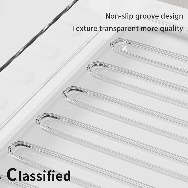 Paper Organizer Letter Tray 4 Pack Acrylic Stackable Desk File Organizer,Clear File Organizer for Desk Office Organizer