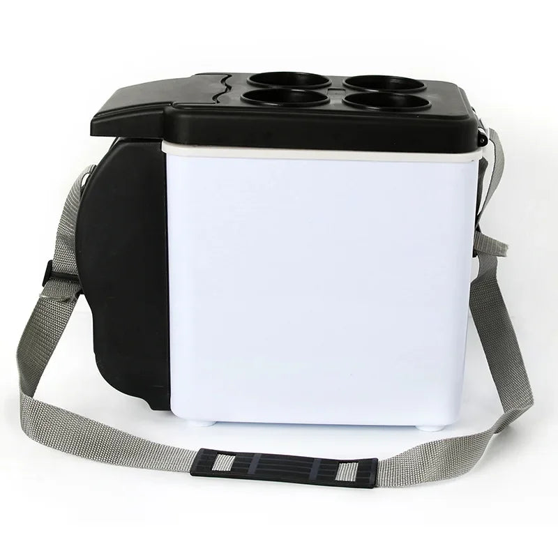 Portable 6L Car Refrigerator Mini Fridge Cold And Warm Box Mini Fresh-Keeping Incubator 12V High-Capacity Low Energy