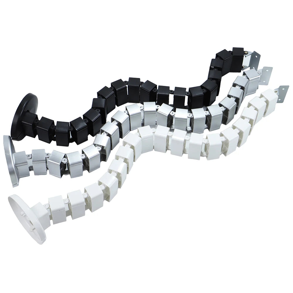 1300mm Flexible Cable Organizer Storage Office desk serpentine threading tube tv wire Cord Protector Management Tidy