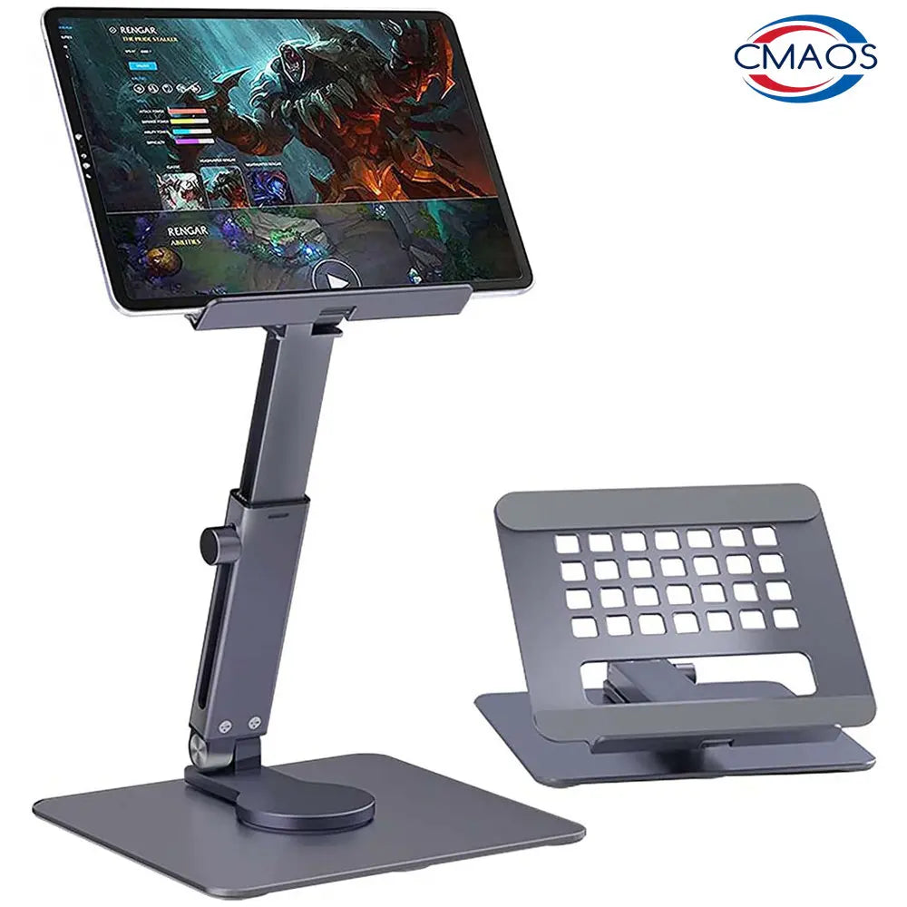aluminum-tablet-stand-desk-riser-360-rotation-multi-angle-height-adjustable-foldable-holder-dock-for-xiaomi-ipad-tablet-laptop