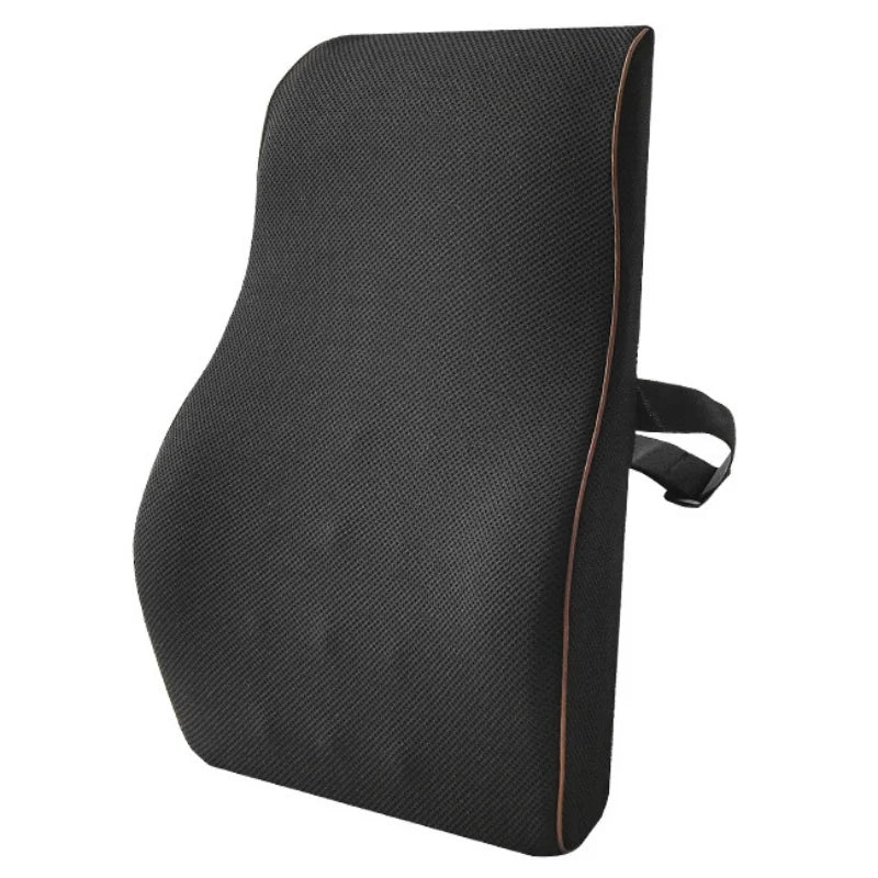 44*37*12cm Chair Backrest Memory Foam Back Pillow Ergonomic Waist Support Lumbar Protection Pillows Removable Cover