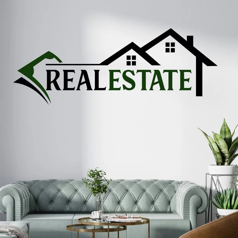 Real Estate Office Decal Office Teamwork Quote vinyl Sticker Office Decor Inspire Office Quote Motivation Idea Wall Art