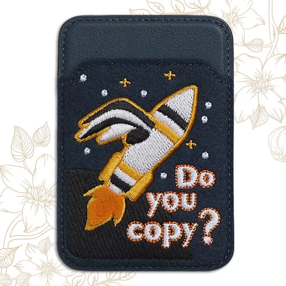 Leather Card Holder Magsafe Magnetic Credit Card Protective Case GPS Anti-lost Mobile Phone Bag Ultra-thin For iPhone16