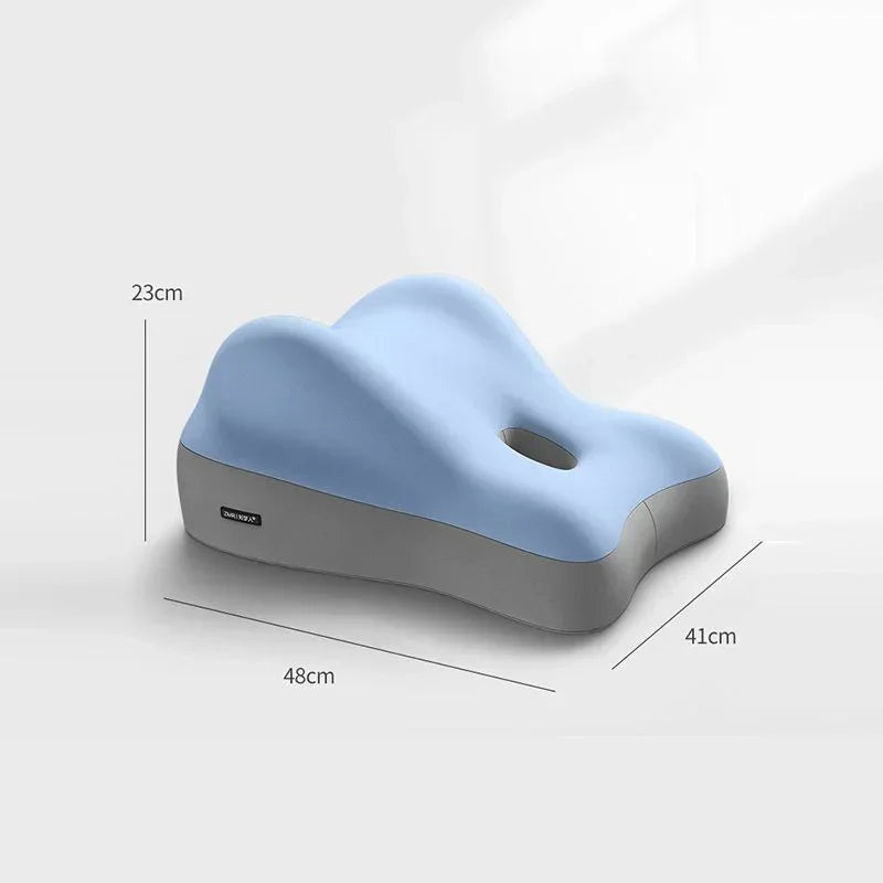 Pillow Cushion Streamline Memory Foam Lumbar Orthopedic Support Chair Car Bed Back Pain Relief Couple Lumbar Household