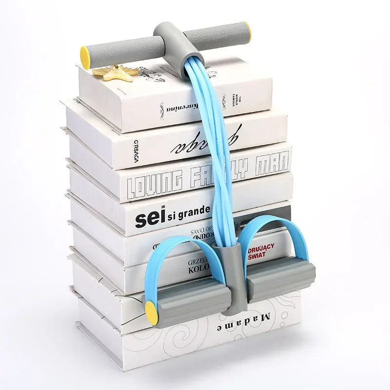 4/6 Tubes Multifunctional Gym Resistance Bands Portable Pedal Tensioner Home Gym Equipment Sit-up Aid Abdominal