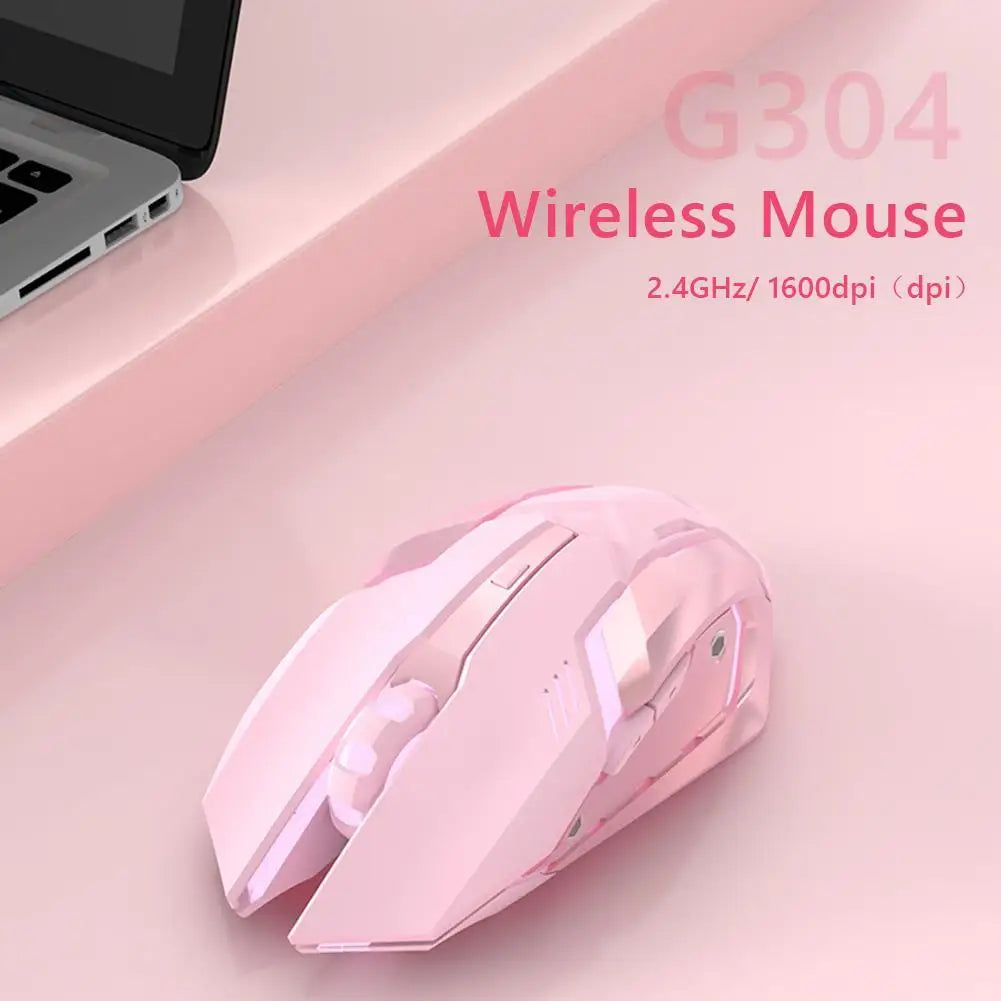 Wireless Computer Silent Gaming Mouse Laptop 2.4GHz Mute Mouse USB Portable Home Office Mouse Accessory