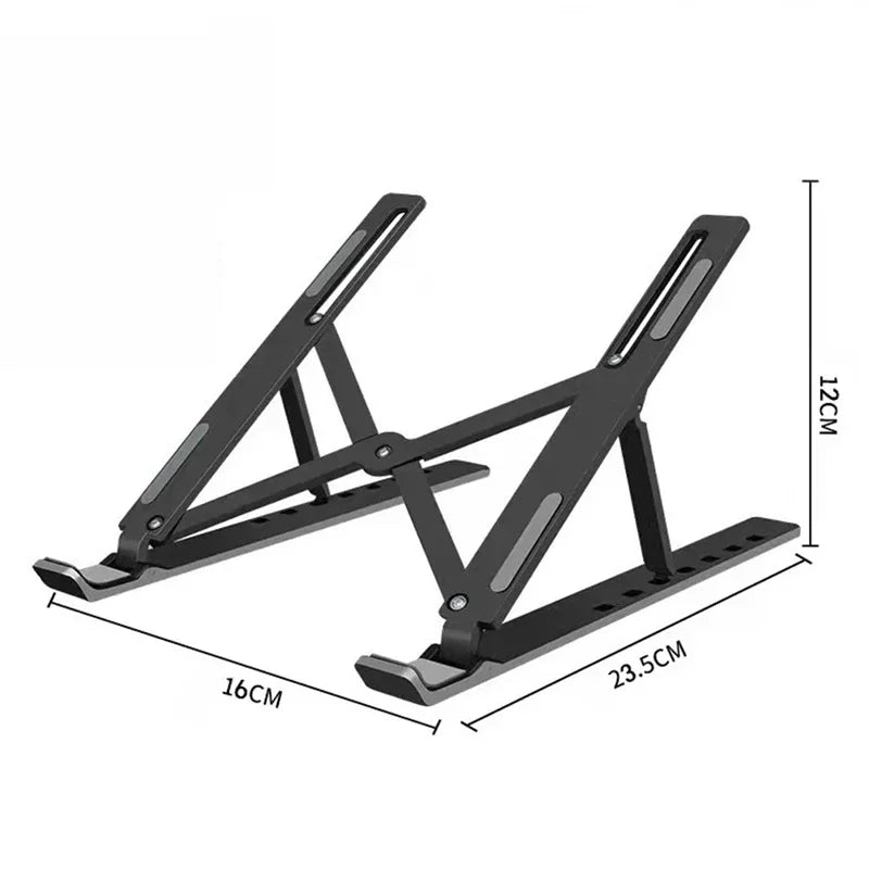 Laptop Riser Stand for Macbook Pro Air Lenovo Samsung Notebook Cooling Pad Invisible Laptop Holding Bracket Lift Stand