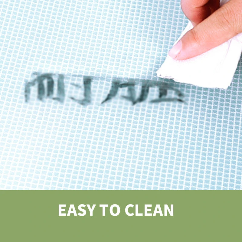 HUAJIE A3 EVA File Bag Thick Double Zipper Document Organizer Large Capacity Transparent Mesh Art Paper Storage