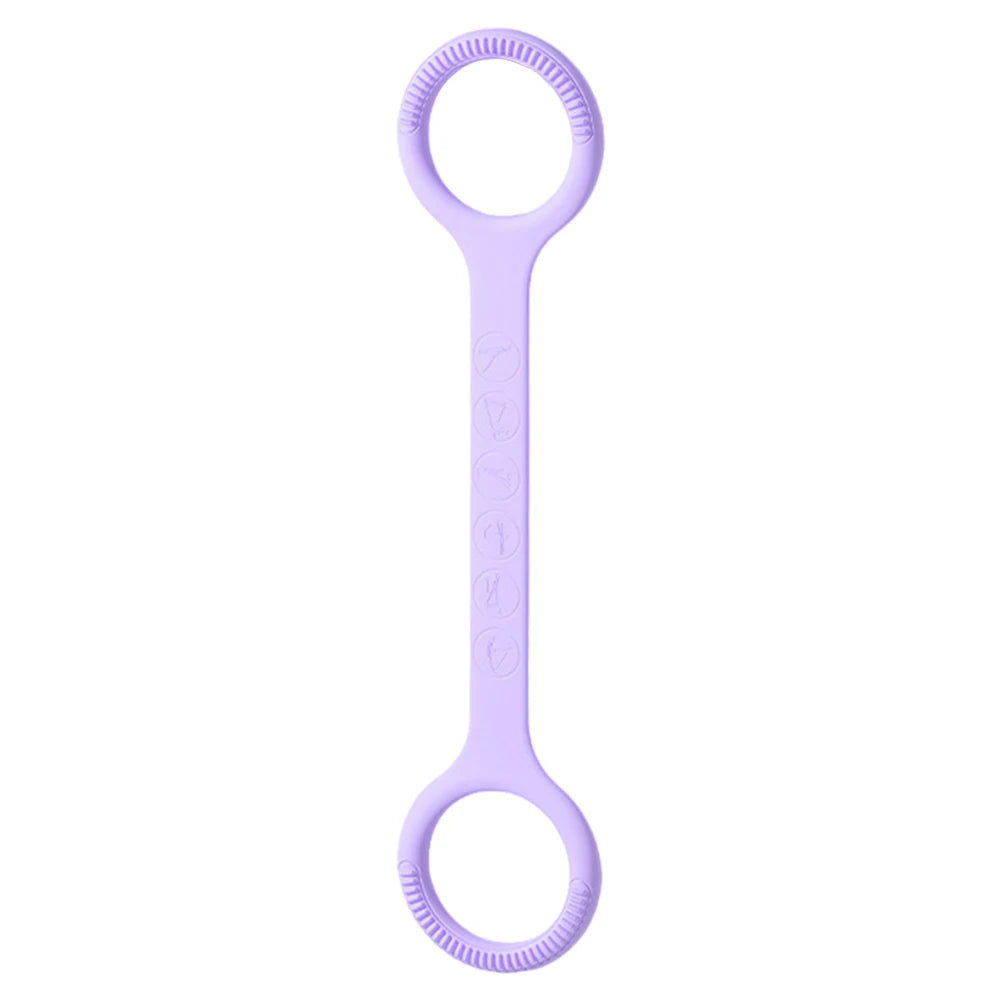 8 Shaped Fitness Resistance Band Fitness Pulling Rope Shoulder Stretch Band for Home Chest Arm Exercise - Purple15 B