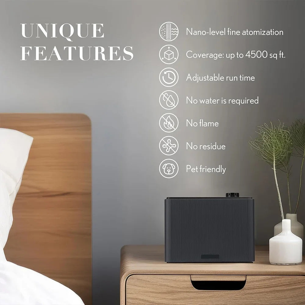 NAMSTE 4000m³ Fragrance Diffuser Smart Timing Scent Air Machine For Home Hotel Spa HVAC Aroma Diffuser Electric Air