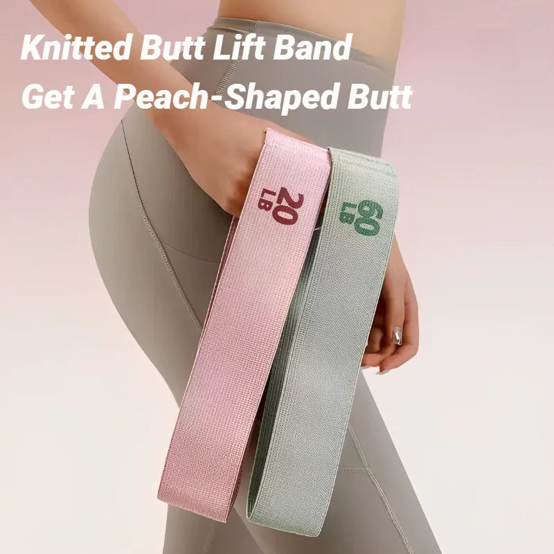 Elastic Workout Bands Anti-Slip Squat Portable Glute Thigh Yoga Gym Equipment Resistance For Legs And Butt Hip Booty