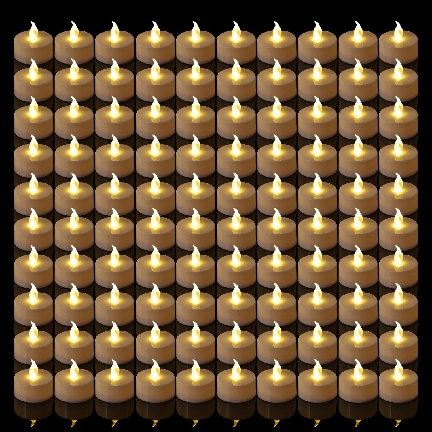 candlium-100-pack-warm-yellow-flameless-led-tea-lights-candles-battery-operated-200-hours-for-votive-aniversary-wedding-decor