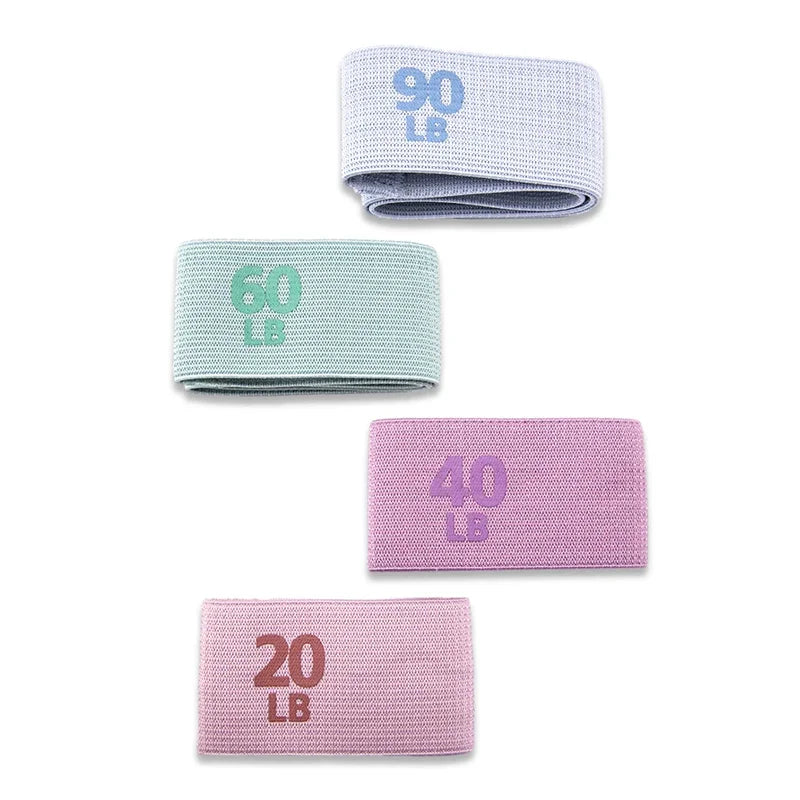 Fabric Elastic Bands Fitness Resistance Bands Yoga Pilates Hip Circle Expander Bands Gym Training Loops Yoga Workout