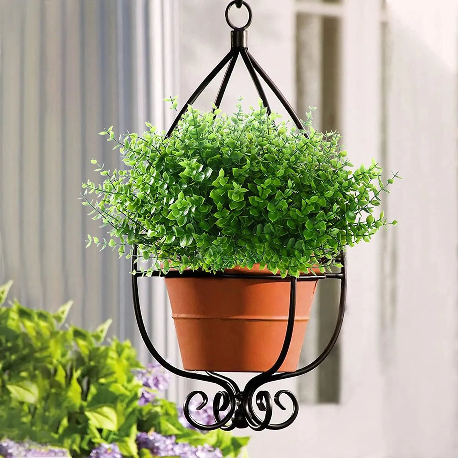 Artificial Green Plant Decorative Potted Fake Plant for Garden Decoration Table Setting Leaf And Branch Details