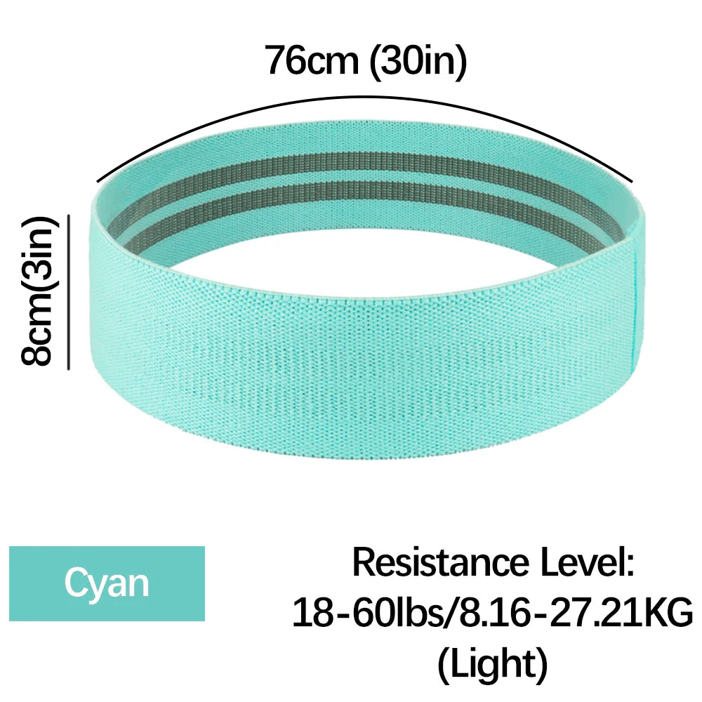 Custom Logo Booty Bands for Women and Men Fitness Elastic Exercise Workout Bands Hip Circle Thigh Squat Gym Equipment