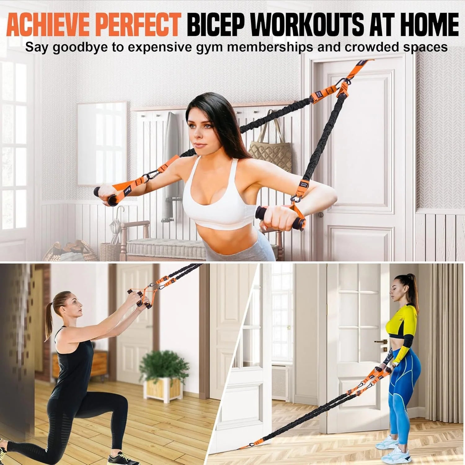 Pull Up Assistance Bands Set Resistance Strap for Pull-ups Assist for Men Women Hanging Training Chin-up Workout Body
