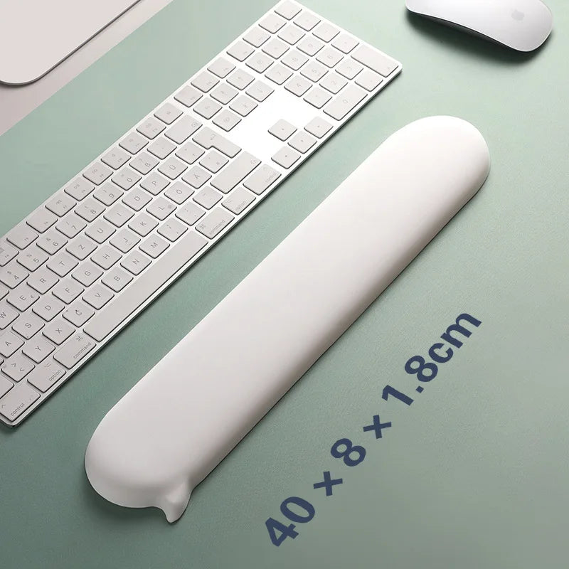 Chat Bubble Silicone Wrist Mouse Pad Keyboard Hand Rest Wrist Rest Palm Rest Wrist Pad Ergonomics White High Value