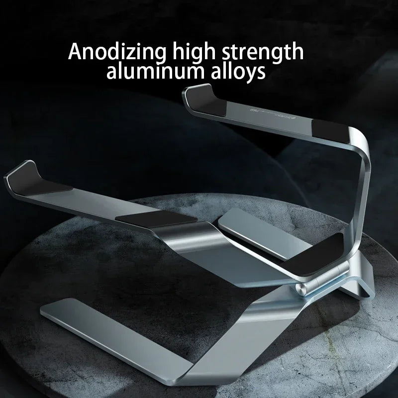 P68P69 Aluminum Alloy Laptop Stand Increased Lift To Receive A The Portable Double Vertical Heat Dissipation Office